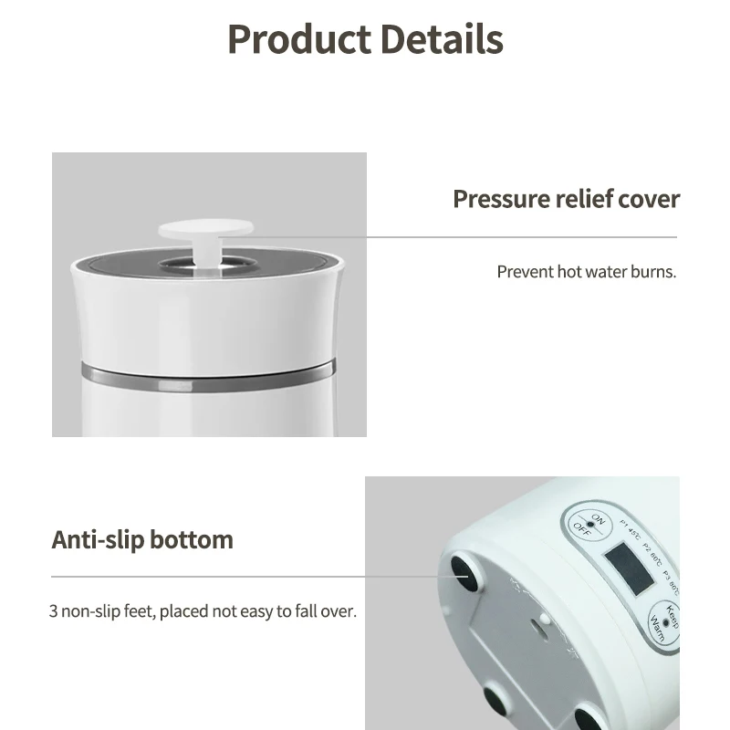 Портативный электрический чайн – обзор и цена Portable Travel Kettle