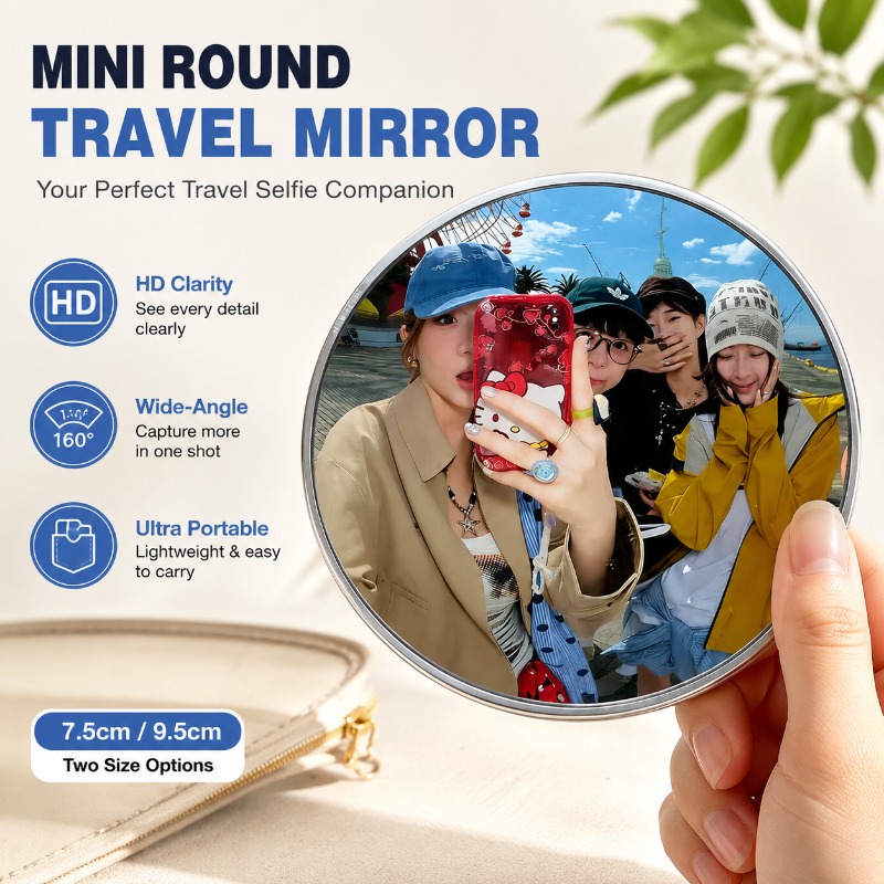 Портативное круглое выпуклое з – обзор и цена Travel Accessories Store